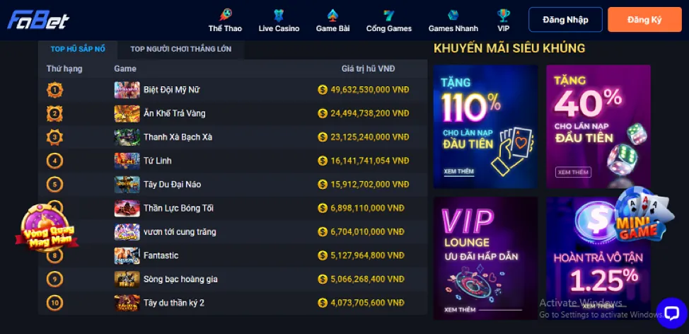 Ưu Đãi Giải Trí Trực Tiếp & Game Bài